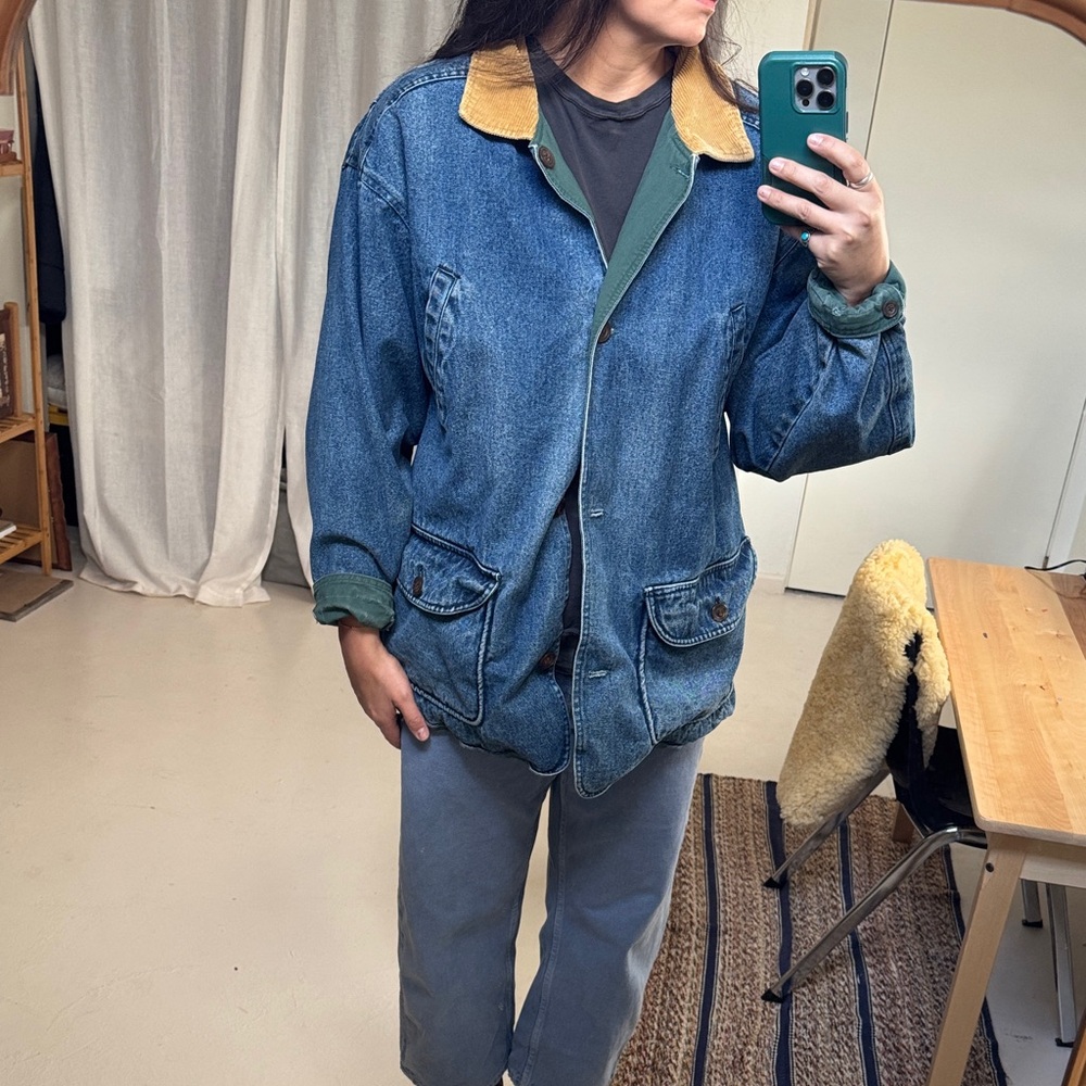 Vintage reversible chore jacket